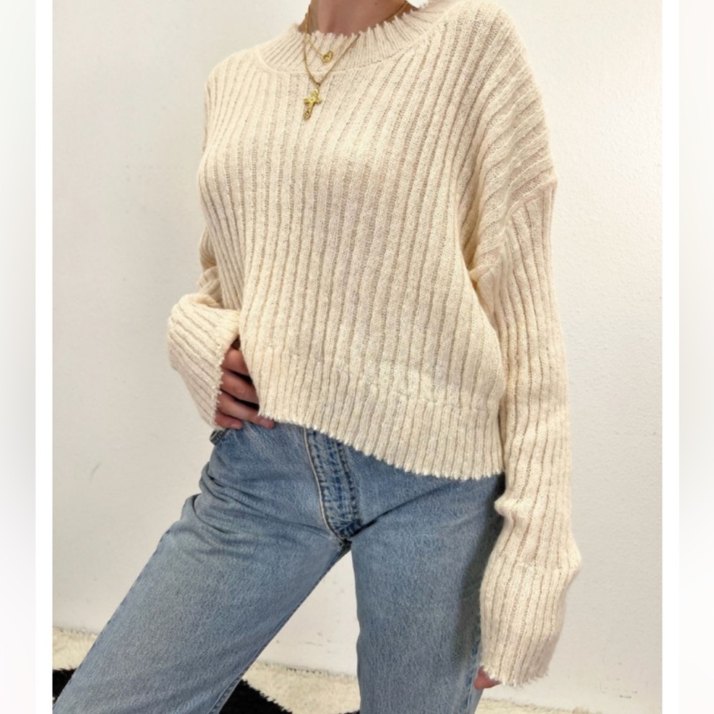 Free People Alpaca Wool Sweater